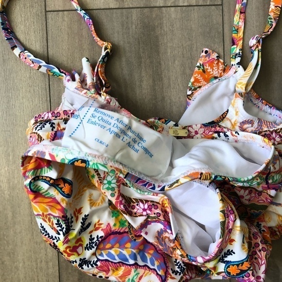Lauren Ralph Lauren Paisley One Piece Underwire Swimsuit 4 - Picture 5 of 12